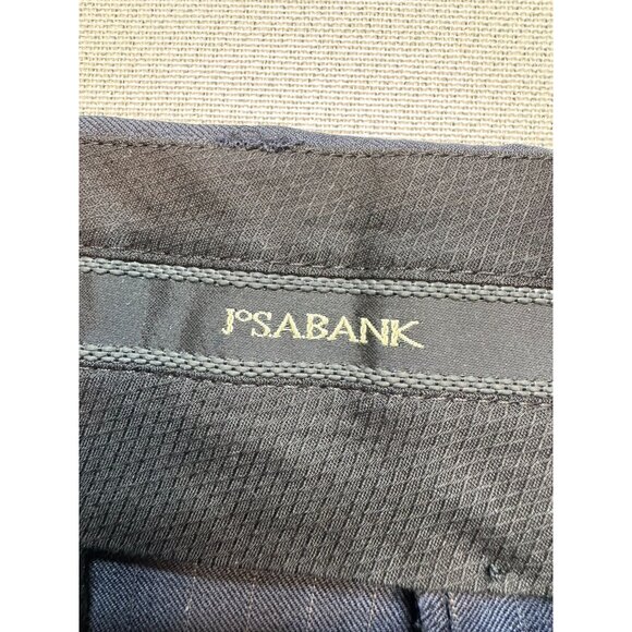 Jos. A. Bank Signature Collection Mens Pinstripe Wool Suit R41Navy Blue - Picture 12 of 16